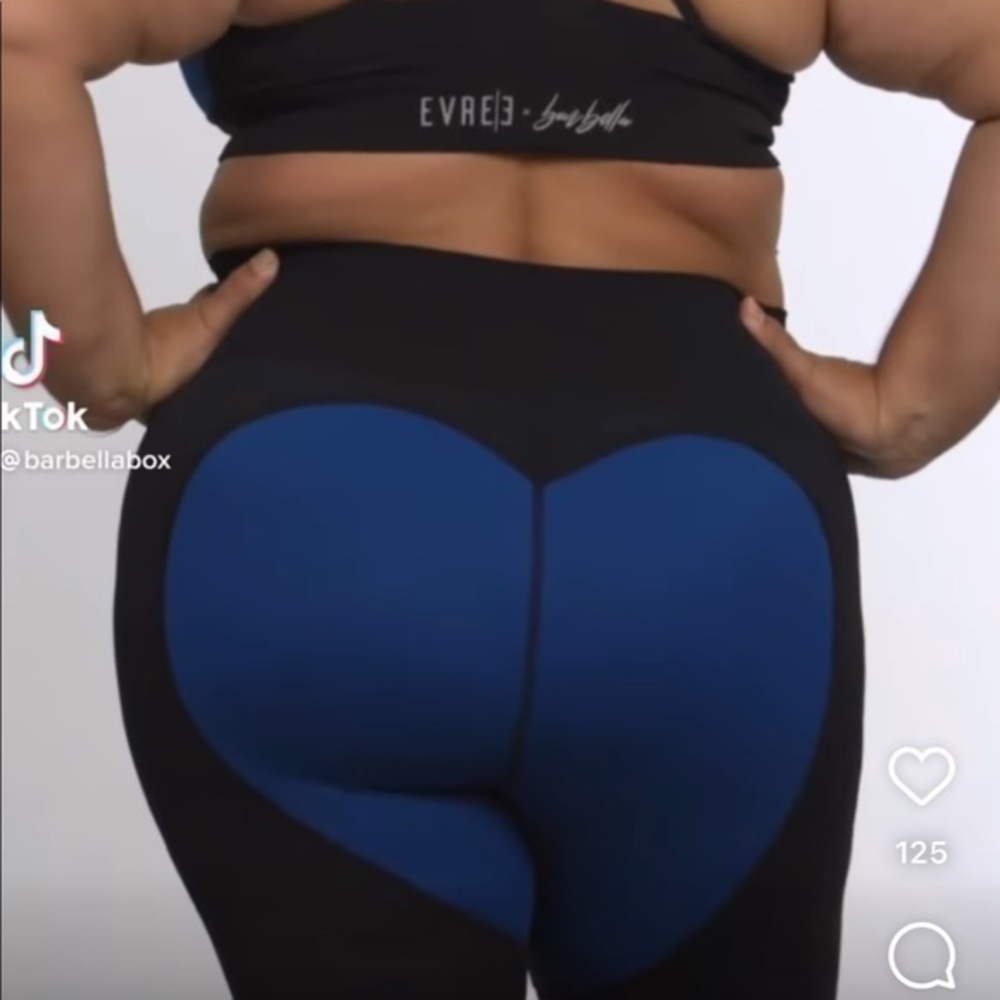Evree Bold Basics Bella Heart Leggings XL